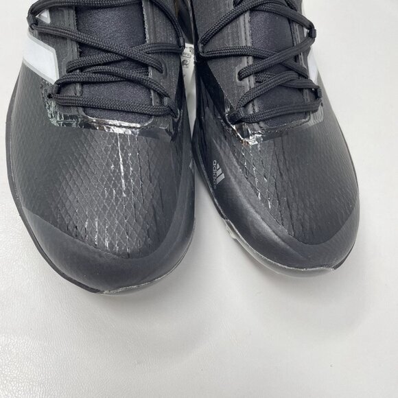 Adidas Adizero Afterburner 9 Cleats Mens‎ 8 Black Baseball Shoes New FZ4217 - Picture 2 of 11